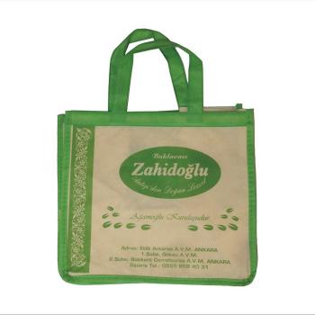 Nonwoven Tela Dikişli Baklava Çantası 25x30x15cm